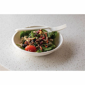 Eco-Products Vanguard 12 oz Sugarcane Bowls, White, 1000 / Carton, ECOEPBL12NFA