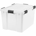 IRIS WeatherTight Heavy-duty Storage Tote, Clear Swatch, IRS110586