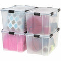 IRIS WeatherTight Heavy-duty Storage Tote, Clear Swatch, IRS110586