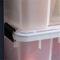 IRIS WeatherTight Heavy-duty Storage Tote, Clear Swatch, IRS110586