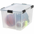 IRIS WeatherTight Heavy-duty Storage Tote, Clear Swatch, IRS110586