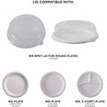 Eco-Products Vanguard 9" Sugarcane Plates, White, 500 / Carton, ECOEPP013NFA