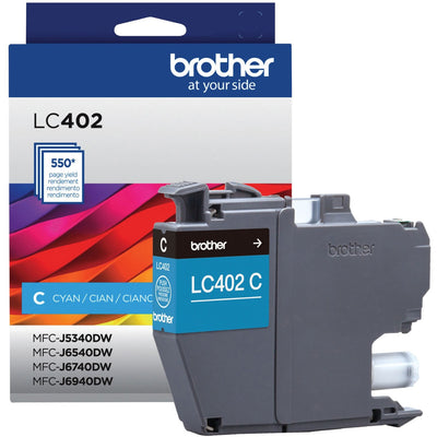 Brother LC402CS Original Inkjet Ink Cartridge - Cyan -, BRTLC402CS