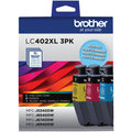 Brother Original High Yield Inkjet Ink Cartridge - Cyan, Magenta, Yellow - 1 Pack, BRTLC402XL3PKS