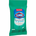 The Clorox Clorox Bleach-Free Disinfecting WipesTo-Go Pack, White, 24 / Carton, CLO60133CT
