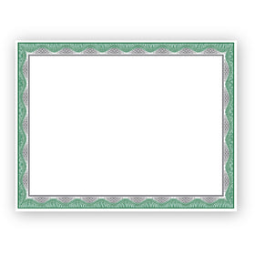 Geographics Silver Foil Award Certificates, White, 15 / Pack, GEO48763