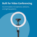 Kensington Computer A1000 Clamp Mount for Microphone, Webcam, Lighting System, Telescope, Boom Arm - Black, KMW87654