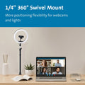 Kensington Computer A1000 Clamp Mount for Microphone, Webcam, Lighting System, Telescope, Boom Arm - Black, KMW87654
