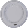 Lavazza North America Flavia 10 oz Hot Beverage Paper Cup Lids, White, 1000 / Carton, LAV25200019