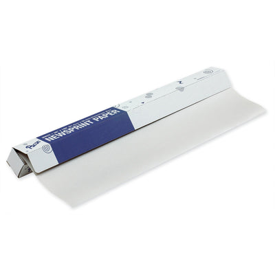 Dixon Ticonderoga Rainbow Kraft Newsprint Paper Roll, White, 1 Roll, PACP0066401