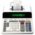 Sharp 12 Digit Thermal Printing Calculator, White, SHRELT3301