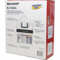 Sharp 12 Digit Thermal Printing Calculator, White, SHRELT3301