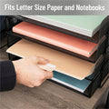 Mind Reader Tiered Stackable Paper Trays, Black, EMSDSTACK4BLK
