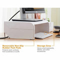 Amax Bostitch Konnect Adjustable Monitor Stand, White, BOSKTSTANDWHT