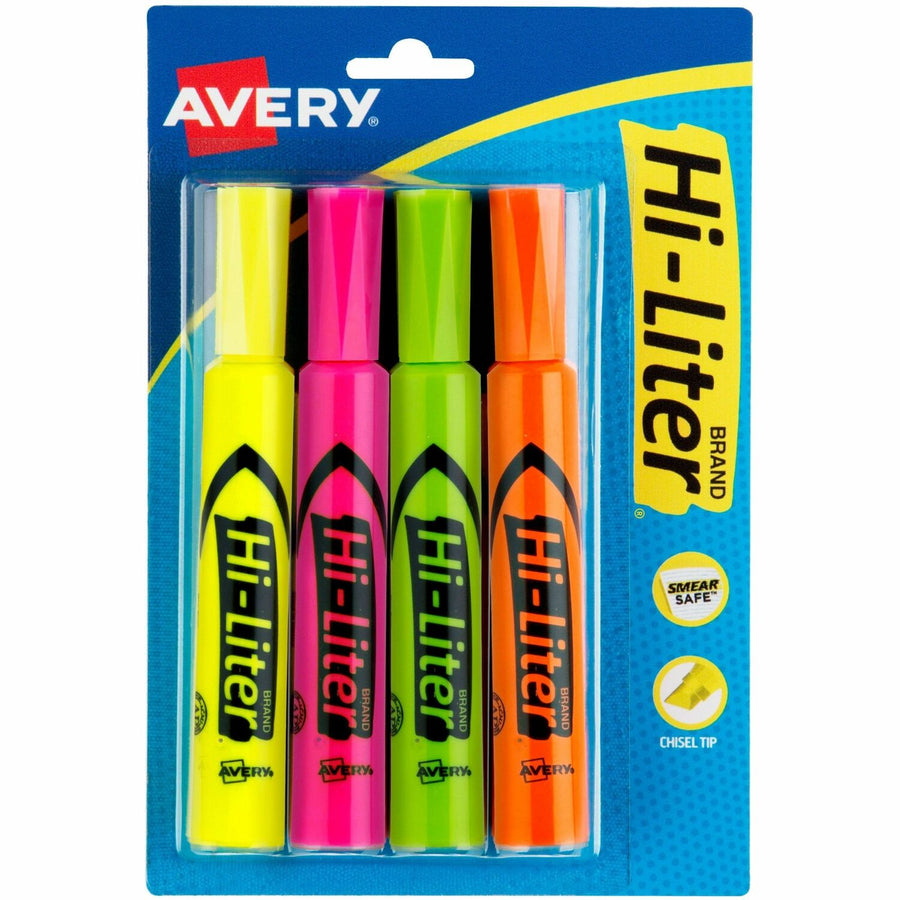 Avery Desk-Style, Assorted Colors, 4 Count ), 4 / Pack — view 1