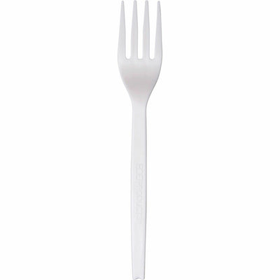WNA 7" Plant Starch Forks, Beige, 50 / Pack, WNAEPS002