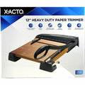 Elmer's X-Acto Hvy-Duty Wood Base Paper Trimmer, Brown, 1 Box, EPI26312LMR