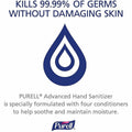 Gojo PURELL Advanced Hand Sanitizer Gel, Clear, 4 / Carton, GOJ501504CT