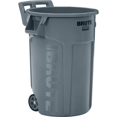 Rubbermaid Commercial Vented Wheeled Brute Container, Gray, 44 gal, RCP2131929