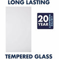 ACCO Quartet InvisaMount Vertical Glass Dry-Erase Board - 42x72, QRTQ014274IMW