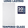 ACCO Quartet InvisaMount Vertical Glass Dry-Erase Board - 48x85, QRTQ014885IMW