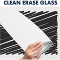 ACCO Quartet InvisaMount Vertical Glass Dry-Erase Board - 48x85, QRTQ014885IMW