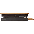 Rocelco DADR-46 46" Adjustable Desk Riser with EVR, Teak, RCLRDADRT46