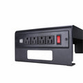 Rocelco Dual Monitor Stand AC-USB, Black, RCLRDMS