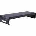 Rocelco Dual Monitor Stand AC-USB, Black, RCLRDMS