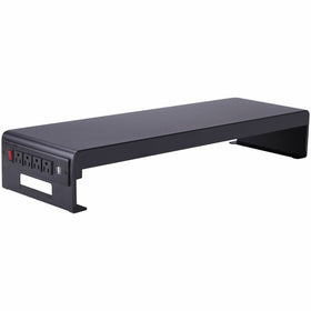 Rocelco Dual Monitor Stand AC-USB, Black, RCLRDMS