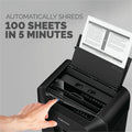 Fellowes AutoMax 100MA Auto Feed Shredder, Black, FEL4704001