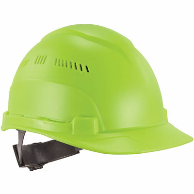 Tenacious Holdings Ergodyne 8966 Lightweight Cap-Style Hard Hat, Lime, EGO60224