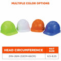 Tenacious Holdings Ergodyne 8966 Lightweight Cap-Style Hard Hat, White, EGO60223