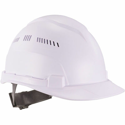 Tenacious Holdings Ergodyne 8966 Lightweight Cap-Style Hard Hat, White, EGO60223