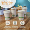World Centric NoTree Paper Hot Cups, Natural, 20 / Carton, WORCUSU4