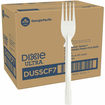 Georgia Pacific . Dixie Ultra SmartStock Cutlery Set, Natural Beige, 960 / Case, DXEDUSSCF7
