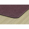Flagship Carpets Amerisoft Solid Color Rug, Plum, FCITS22PL