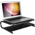 Allsop Metal Art Jr. Monitor Stand, Pearl Black, ASP30165V2
