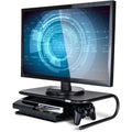 Allsop Large Metal Monitor Stand, Black, ASP30336V2