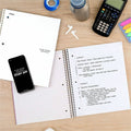 ACCO Mead Five Star Wirebound Notebook, 1 Subject, College Ruled, 11" x 8 1/2", White, MEA72456