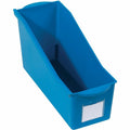 Deflecto Antimicrobial Kids Book Bin, Blue, DEF39508BLU