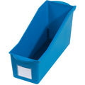 Deflecto Antimicrobial Kids Book Bin, Blue, DEF39508BLU