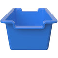 Deflecto Antimicrobial Rectangular Storage Bin, Blue, DEF39510BLU
