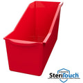 Deflecto Antimicrobial Kids Book Bin, Red, DEF39508RED
