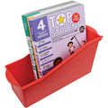 Deflecto Antimicrobial Kids Book Bin, Red, DEF39508RED