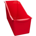 Deflecto Antimicrobial Kids Book Bin, Red, DEF39508RED