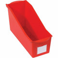 Deflecto Antimicrobial Kids Book Bin, Red, DEF39508RED
