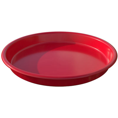 Deflecto Kids Antimicrobial Round Craft Tray, Red, DEF39514RED