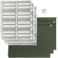Smead 1/3 Tab Cut Letter Recycled Hanging Folder, Standard Green, 20 / Box, SMD64195
