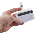 Advantus Plastic ID Card Holders, Clear, 25 / Pack, AVT76130